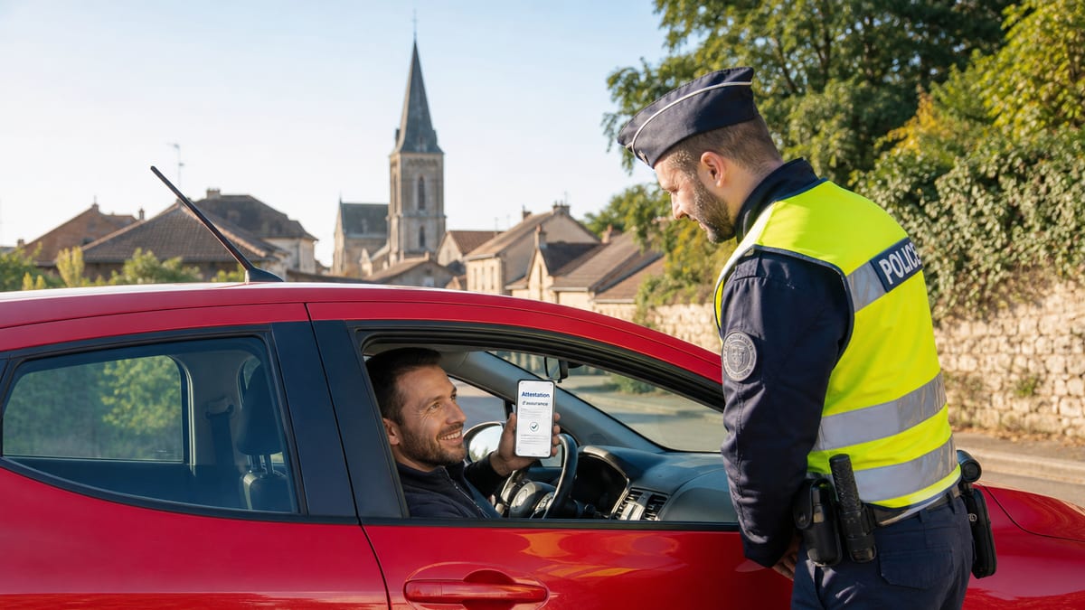 Assurance auto : vignette verte supprimée, contrôle